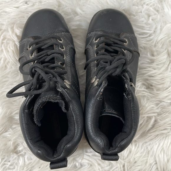 HARLEY DAVIDSON WOMEN'S TYLER MOTORCYCLE BOOTS ROUND TOE LEATHER - Picture 7 of 16